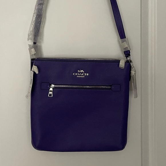 Coach Handbags - New with tags purple Coach crossbody